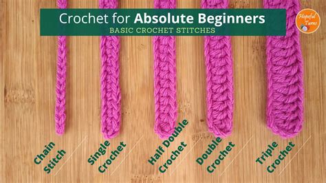 How to Crochet For ABSOLUTE BEGINNERS: Basic crochet .